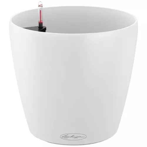 купить Цветочный горшок Lechuza Classico Color 43, White в Кишинёве 