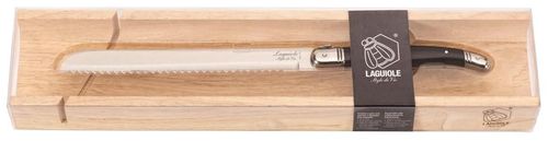 купить Набор ножей Laguiole Premium Line Bread Knife Black cu Suport-tocator Baguette в Кишинёве 
