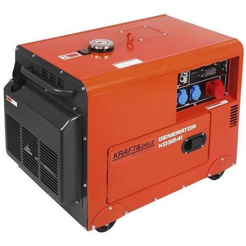 cumpără Generator Kraft&Dele KD3241 (diesel) 7kW, 2x220V, 1x400V, cu ATS, 690x470x570mm în Chișinău 