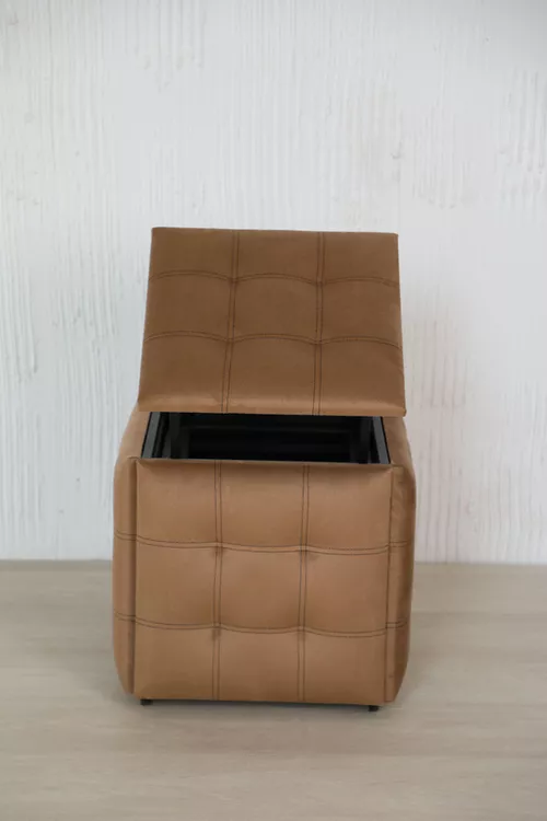 купить Пуф Nex Home Cub Transformer 5 scaune in 1 N2, Maro Deschis в Кишинёве 