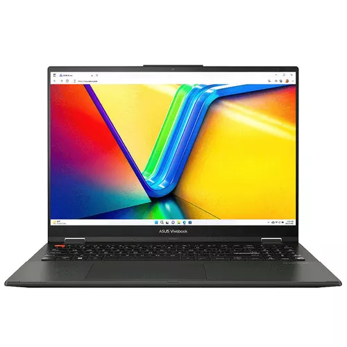 cumpără Laptop 16 ASUS Vivobook S 16 Flip Midnight Black, Intel Core i5-13500H 3.5-4.7Ghz/16GB DDR4/SSD 512GB/Intel Iris Xe Graphics/WiFi 6E 802.11ax/BT5.3/USB Type-C/HDMI/FHD camera/Illum. Keyb./ Pencil/ 16 Touchscreen IPS LED-backlit 300nits WUXGA (1920x1200)/No OS TP3604VA-MC101 în Chișinău 