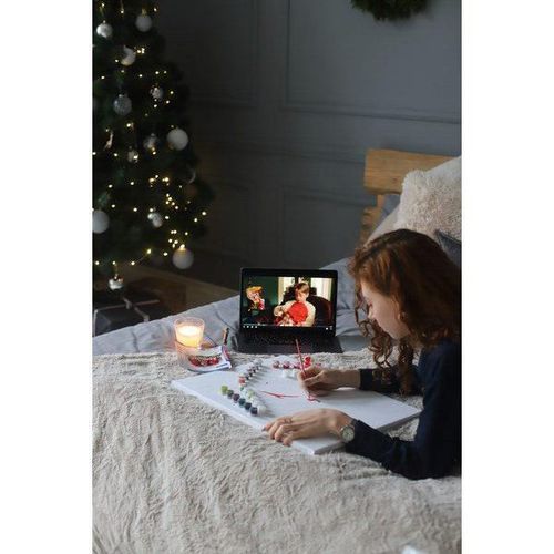 cumpără Tablou pe numere BrushMe BS52394FC 40x50cm (fără cutie) Galop de familie în Chișinău 