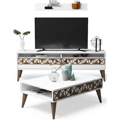 купить Стенка Trendy Linie белая (комплект мебели для столовой) (GTR001247) в Кишинёве 