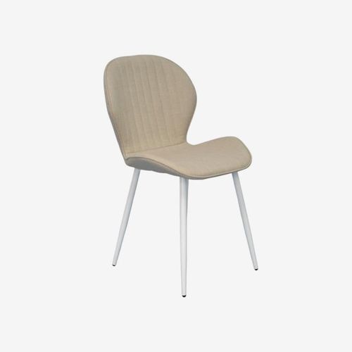 купить Комплект стол и стулья Evelin di Costacurta стол DT-531R Wh + 4 стула YTC-064Wh Bjorn-24 (Light beige) в Кишинёве 