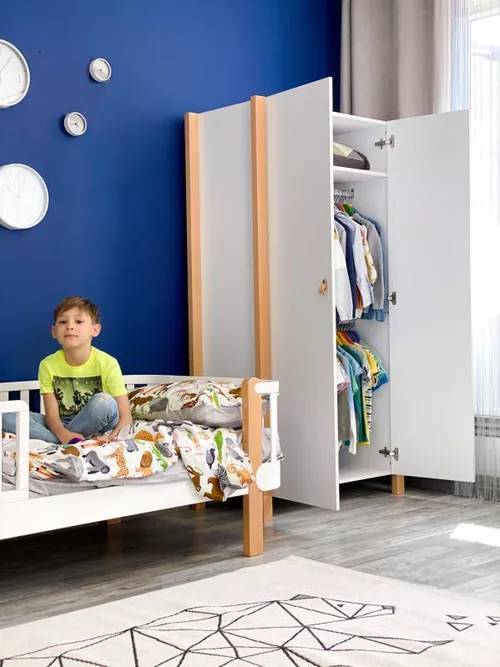 cumpără Dulap pentru copii Veres 39.6.2.15 960 Монако бело-буковый în Chișinău 