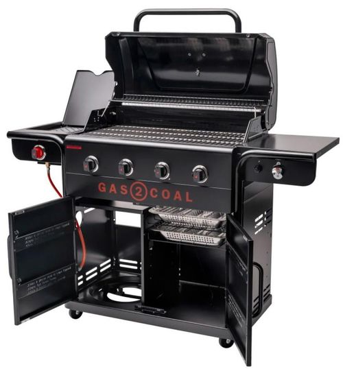 cumpără Grătar Char-Broil Gratar pe gaz&carbuni Gas2Coal 4 Burner Hybrid Special Edition 440 + Tava tigaie (140995) în Chișinău 