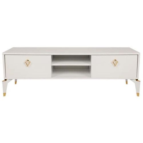 купить Тумба напольная для TV Trendy Posh Alb, 143x47x40cm (GTR000228) в Кишинёве 