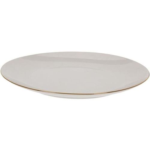 купить Посуда прочая Holland 22235 Golden Rim Тарелка сервировочная 26cm Golden Rim белая в Кишинёве 