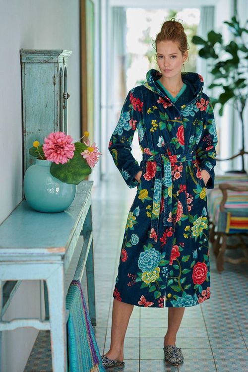 cumpără Textile de casă Pip Studio 205551 Good Evening Bathrobe Dark Blue L în Chișinău 