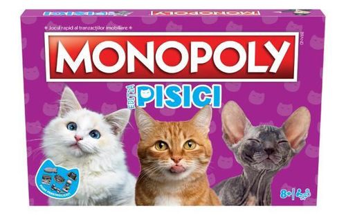 cumpără Joc educativ de masă Winning Moves WM03528-ROM-6 Monopoly, Pisici (ro) în Chișinău 