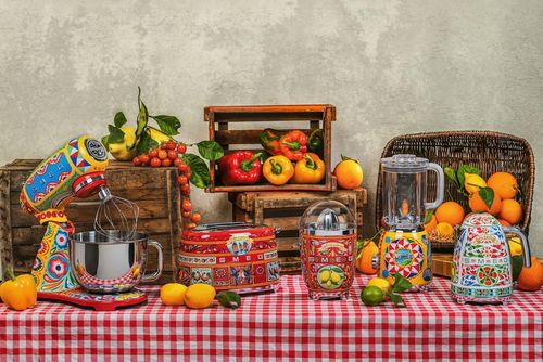 купить Кухонная машина SMEG SMF03DGEU Sicily is my love Collection Dolce&Gabbana в Кишинёве 
