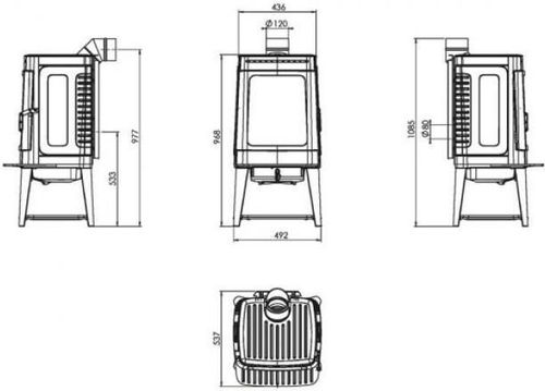 cumpără Șemineu de convecție Plamen AUTHENTIC 35 N în Chișinău 