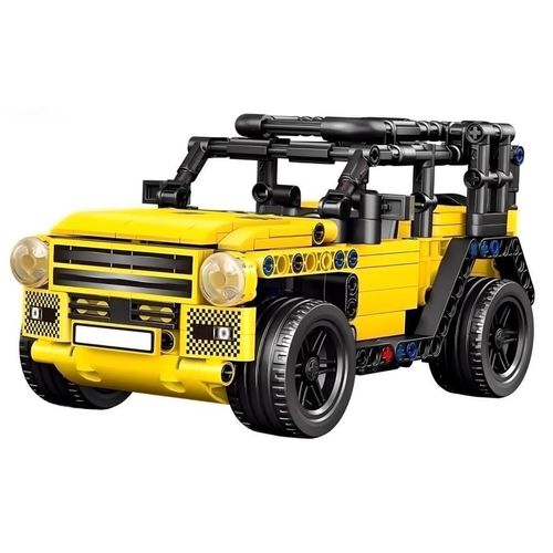 cumpără Set de construcție Pingao Land Rover Defender Yellow 446pcs în Chișinău 