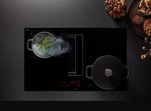 cumpără Plită încorporabilă electrică Falmec ZERO 84 Black Glass RAL 9005 (w/o filter pack) în Chișinău 