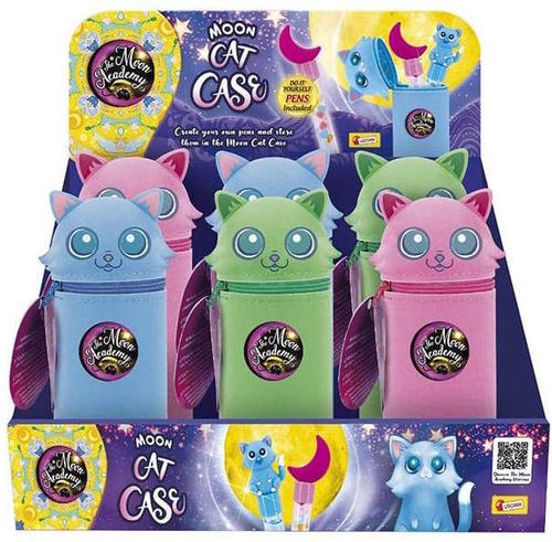 cumpără Penar școlar Lisciani Giochi 107513 Husa de silicon pentru pixuri Moon Cat, 61987 în Chișinău 