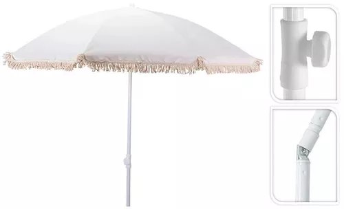 купить Зонт садовый Holland 57442 Umbrela de soare D160cm, H200cm cu picior flexibil (în asort.) в Кишинёве 