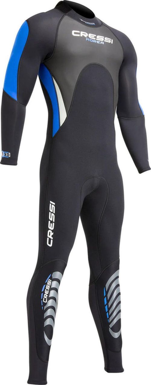купить Аксессуар для плавания Cressi-Sub Morea Wetsuit (Bărbați) 3mm Black/Blue L/4 (Lu476004) в Кишинёве 