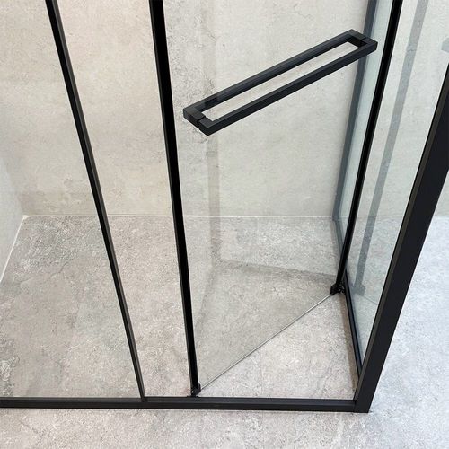 cumpără Cabină de duș Linia H2O Ritmo 1200x800x1900 6мм универсальный черный în Chișinău 