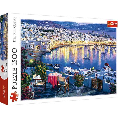 купить Головоломка Trefl 26144 Puzzles - 1500 - Mykonos at sunset в Кишинёве 