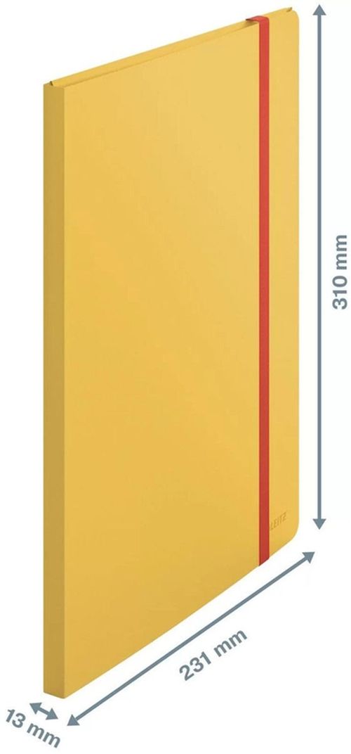 купить Папка для документов Leitz 46700019 Mapa cu folii Cosy A4, 20 folii, galbena в Кишинёве 