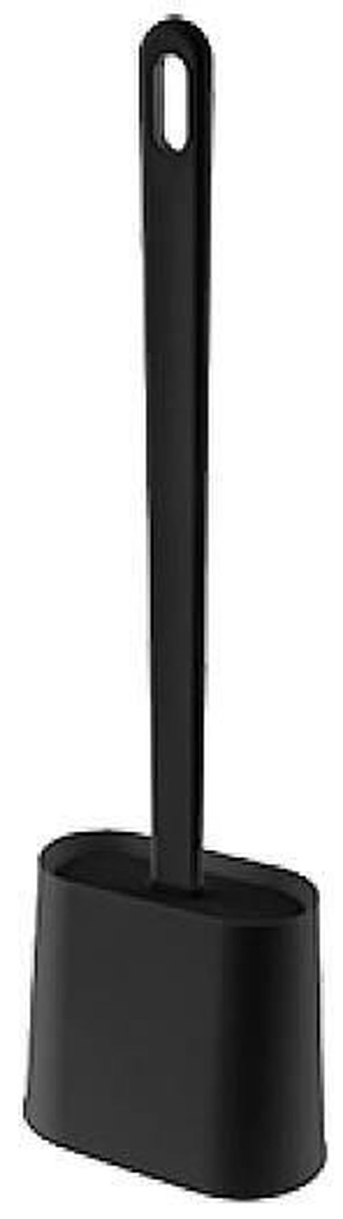 купить Ёршик для унитаза Бытпласт 57617 Econova Slim 11.5x5.8x35.7cm, negru в Кишинёве 