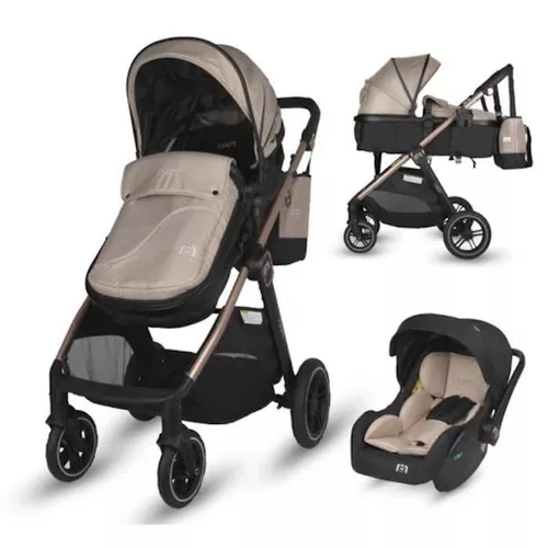 cumpără Сărucior pentru copii Coccolle Hapi Soley H2003 Carucior 3/1, Simply Taupe în Chișinău 