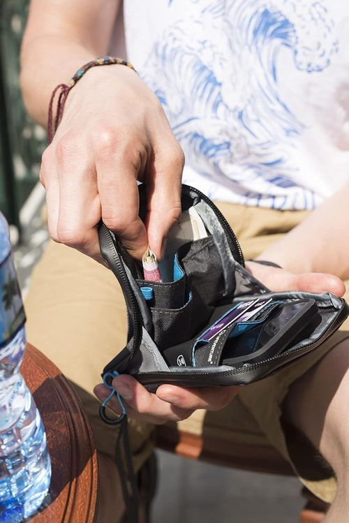 купить Кошелек Lifeventure 68781 RFID Travel Neck Pouch Recycle в Кишинёве 