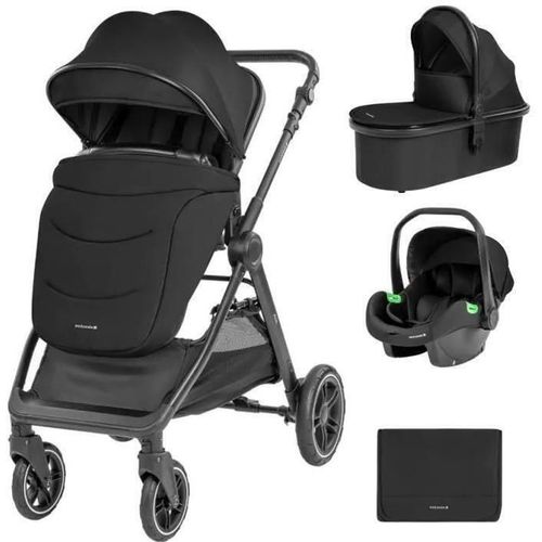 купить Детская коляска Kikka Boo Ava Black 3in1 transformabil (3800171206471) в Кишинёве 