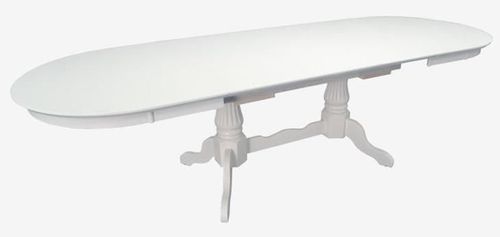 купить Комплект стол и стулья Evelin di Costacurta стол HV-33V White + 10 стульев HV-3167 White/NV-10WP Grey в Кишинёве 