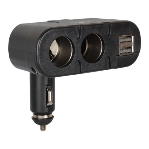 купить Разветвитель для прикуривателя Olesson NO.1652 черный Y15-184, тройник в Кишинёве 