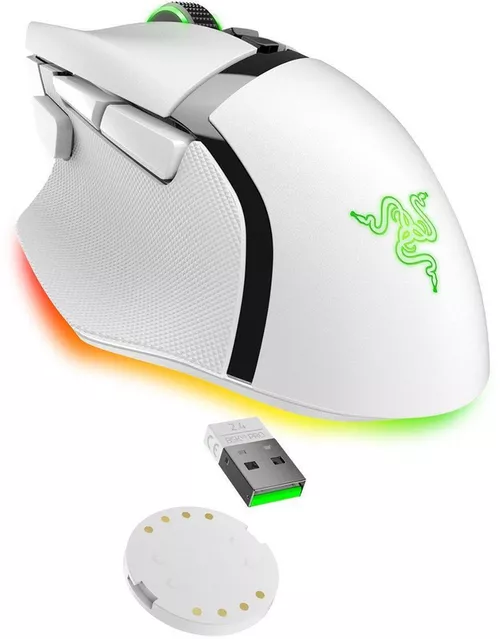 купить Мышь Razer RZ01-04620200-R3G1 Basilisk V3 Pro Wireless White Edition в Кишинёве 
