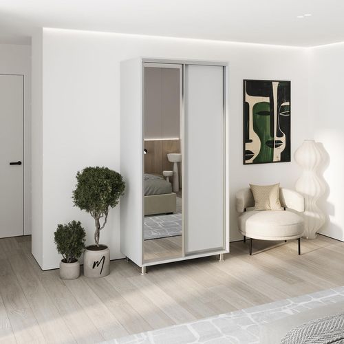 cumpără Dulap my-STYLE C10H0T04BM04-U22, 100x200, серый în Chișinău 