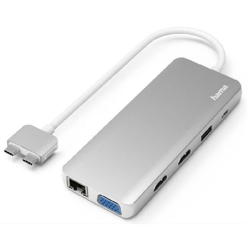 cumpără Adaptor IT Hama 200133 USB-C Hub, Multiport, for Apple MacBook Air & Pro, 12 Ports în Chișinău 