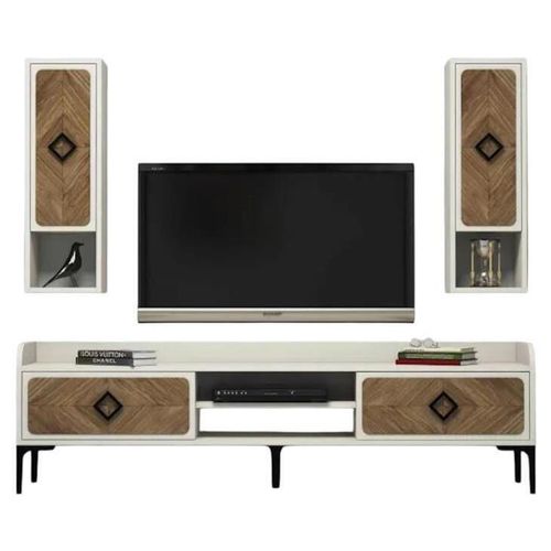 купить Тумба напольная для TV Trendy Samba, Crema 180x52x35cm в Кишинёве 