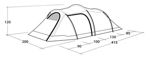 купить Палатка Outwell Earth 3 Plus (111484) в Кишинёве 