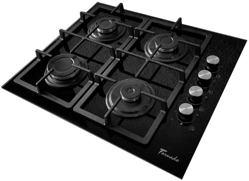 купить Встраиваемая поверхность газовая Tornado BRD-60 4G BL GL в Кишинёве 