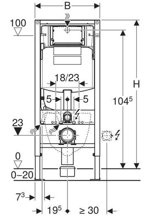 cumpără Rezervor WC Geberit Duofix Sigma 111.300.00.6 în Chișinău 