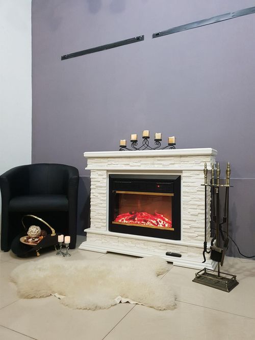 купить Камин электрический ArtFlame Stone ivory & Mars в Кишинёве 