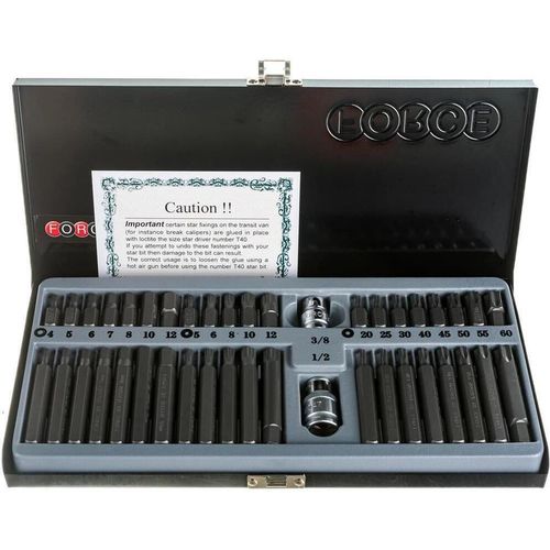 купить Набор головок, бит, насадок Force 4421 набор насадок HEX, TORX, SPLINE 42 предмета в Кишинёве 