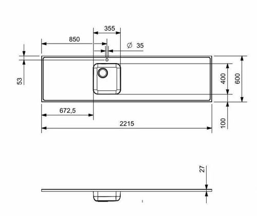 cumpără Chiuvetă bucătărie Reginox R36273 2215x600mm în Chișinău 