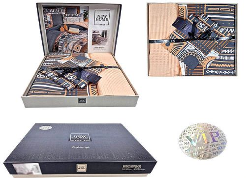 cumpără Textile de casă Promstore 44286.71 Lenjerie de pat Euro 2pers NewHome VIP Dora în Chișinău 