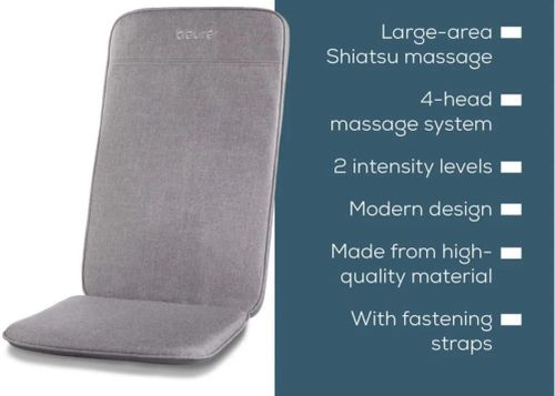 купить Массажер электрический Beurer 47627 Husa de scaun pentru masaj shiatsu MG202 в Кишинёве 