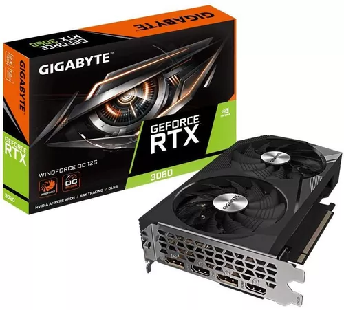 cumpără Placă video Gigabyte GeForce RTX™ 3060 WINDFORCE OC 2.0 12G / 12GB în Chișinău 