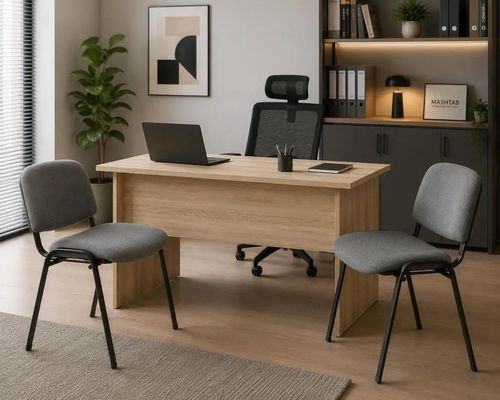 купить Офисный стул Mashtab 12402 Nora Gri в Кишинёве 