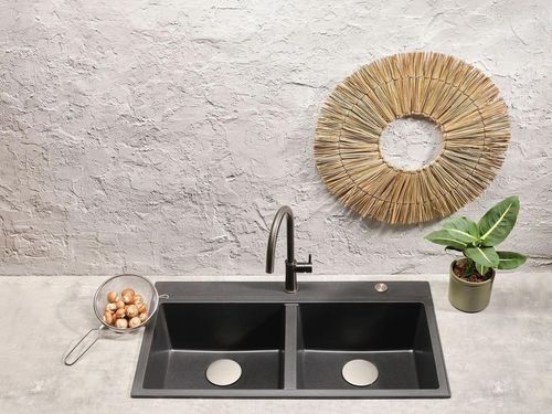 купить Мойка кухонная Reginox R36969 Paris 20 Black Silvery в Кишинёве 