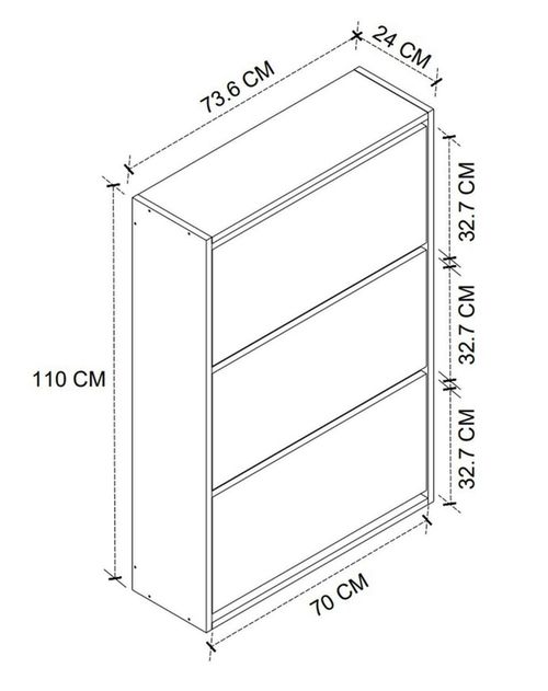 cumpără Raft pentru încălțăminte Bofigo 18-03-81 Anthracite/White în Chișinău 