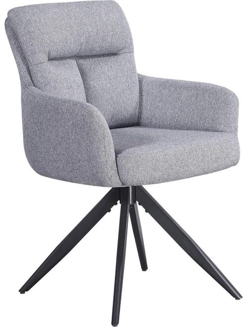 cumpără Scaun Interdepo LEO Светло-серый, Chenille chair în Chișinău 