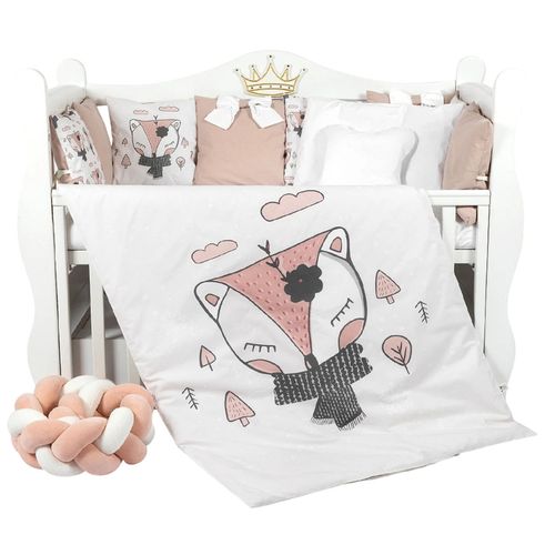 купить Детское постельное белье PernaMea Set lenjerie 8 piese Cosita Vulpe (PM.105897/7) в Кишинёве 