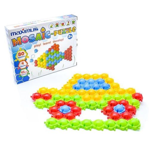 cumpără Joc educativ de masă Maximus MX9086 Set de joc Mozaică-puzzle 80 elem. în Chișinău 