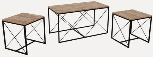 купить Журнальный столик Trendy Defne, атлантическая сосна, комплект в Кишинёве 